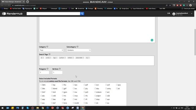 Как выложить 3D модель на продажу на RenderHub смотреть онлайн
