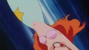 Русалка прыгает в воду