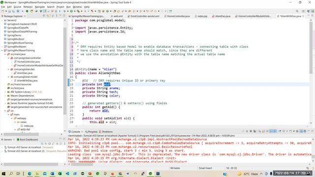 Java Spring Boot Session 13 of Team 14, 15 & 16 | PCS Global | as on 14th Mar 22 смотреть онлайн