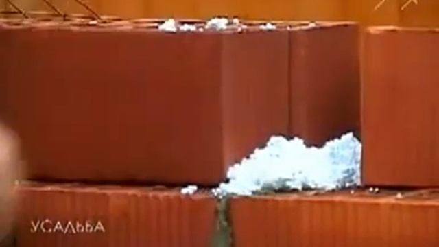 Кирпичная кладка с утеплением. смотреть онлайн