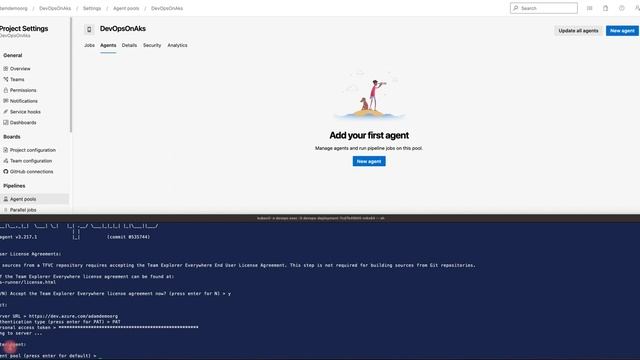 Run self-hosted CI/CD agents on Azure Kubernetes Service - Part 4 - Azure DevOps смотреть онлайн