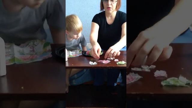 Поделка к Пасхе. Развитие мелкой моторики. смотреть онлайн