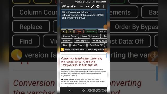 Microsoft Sql injection mathoad error based (part :7) смотреть онлайн