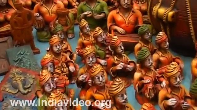 Terracotta artifacts, Delhi, Surajkund Crafts Mela, Heritage, Culture, India смотреть онлайн