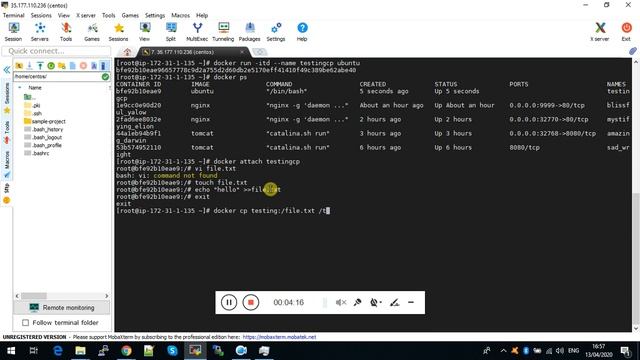 7 Docker copy - cp смотреть онлайн