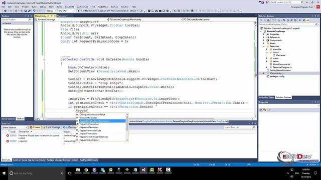 Xamarin Android Tutorial - Crop Image смотреть онлайн