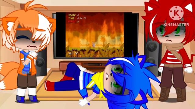 Sonic characters (the main trio) react to Sonic.EXE - Thank you for 593 subs! смотреть онлайн