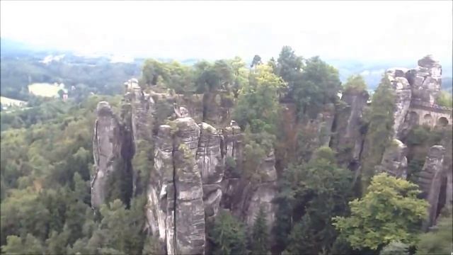 Bastei (Germany) - Мост Бастай - Саксонская Швейцария смотреть онлайн