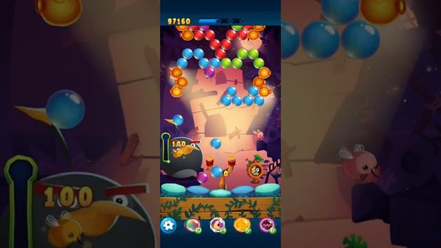 Angry Birds Pop Level 662 with Bomb 💥💥 смотреть онлайн