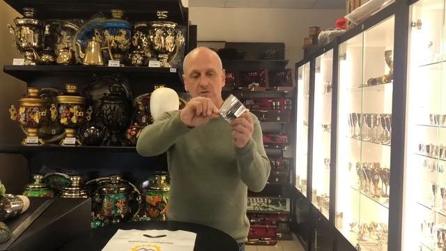 Отзыв Олега о покупке серебряной кружки в магазине Этно-шоп смотреть онлайн