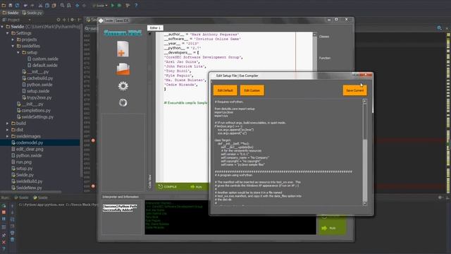 Very short demo of SawaIDE (Swide | Integreated Development Environment) for Python смотреть онлайн