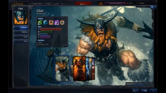 Olaf New SplashArt Spotlight смотреть онлайн