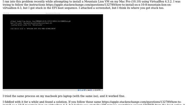 Apple: Root Device UUID Error while installing Mountain Lion on VirtualBox 4.3 (2 Solutions!!) смотреть онлайн