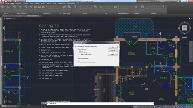 AutoCAD 2018 - Combine Text смотреть онлайн