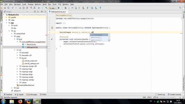 Develop simple Settings Screen in Android Studio смотреть онлайн