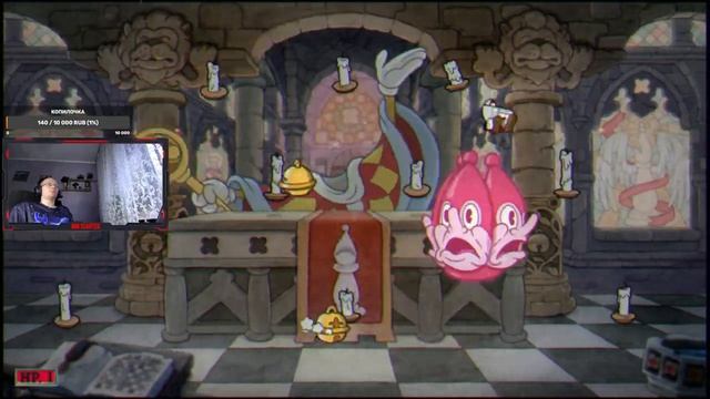 Cuphead Испытаения короля лучшие попытки #cuphead #cupheaddlc #mugman #cupheadallbosses