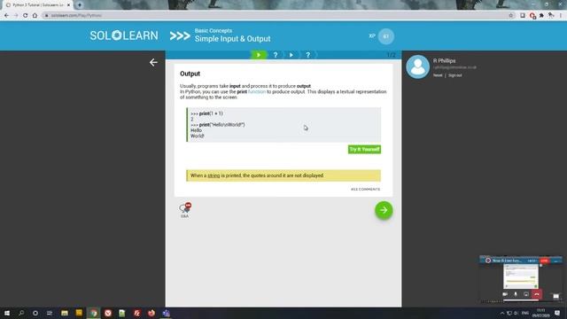 Year 8 Live Lesson 2 - Python cont. смотреть онлайн