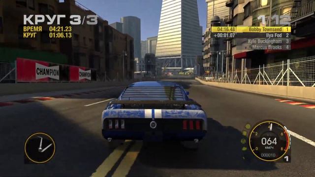 Race Driver: GRID (Сложность: Экстремальный) ➤ Lucas OIL Bay Bridge Trophy ➤ Гонка 3. смотреть онлайн