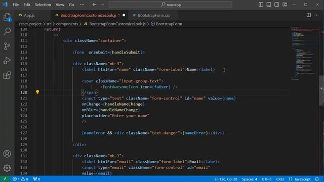 ReactJS Responsive Form - 8: Adding Icons to Improve Form Field Usability in ReactJS Responsive For смотреть онлайн