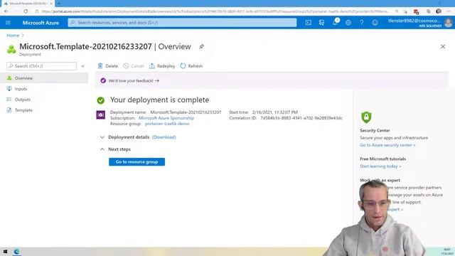How-to: Easily deploy an Azure Virtual Machine as a Docker Host with Portainer + Traefik смотреть онлайн