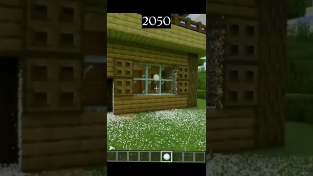 2022 VS 2050 Minecraft Realistic #shorts смотреть онлайн