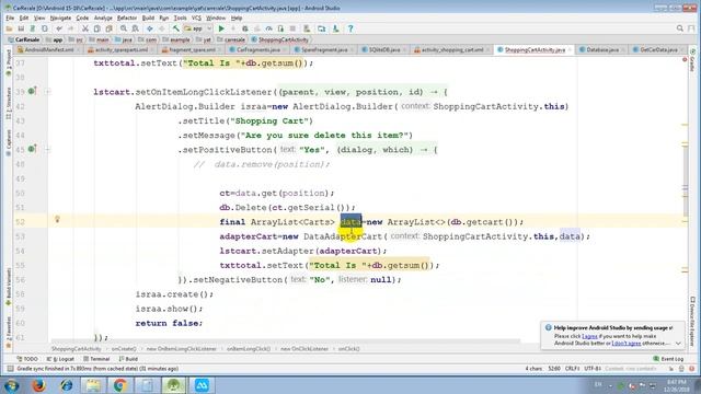 54 Save Orders + Delete from SQLite смотреть онлайн