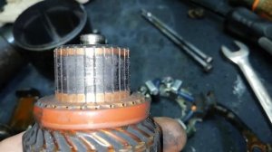 Ремонт стартера Hyundai Tucson  после залития антифризом