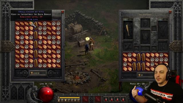 Diablo 2 Resurrected - Identifying 400 Small Charms смотреть онлайн