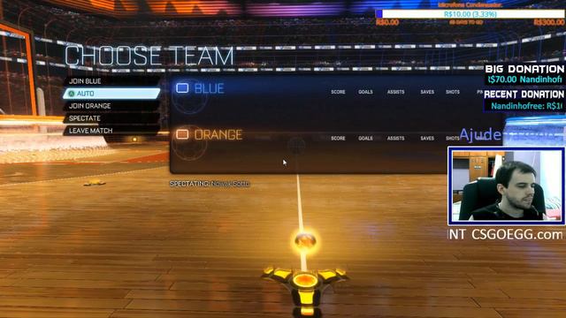 [PT-BR] Rocket League Modo Basquete + Counter Strike - não nessa ordem mas quase lá !! смотреть онлайн