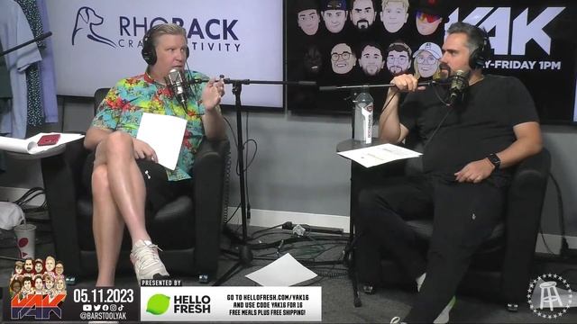 Dave Portnoy and Sas Square Off in an All-Out Debate | The Yak 5-11-23 смотреть онлайн