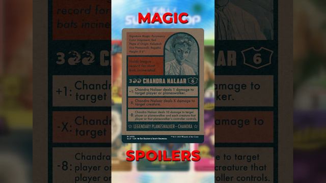 Magic Spoilers! Secret Lair Drop | Magic the Baseballing | Chandra Nalaar смотреть онлайн