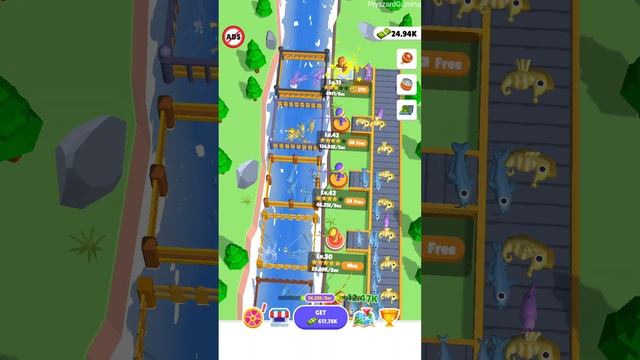 Funny Fish Idle - Gameplay Walkthrough Part 1 World 1-2 Catch Fish And Sell Them (iOS, Android) смотреть онлайн
