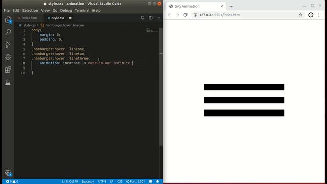 Hamburger Cool Animation || HTML CSS смотреть онлайн