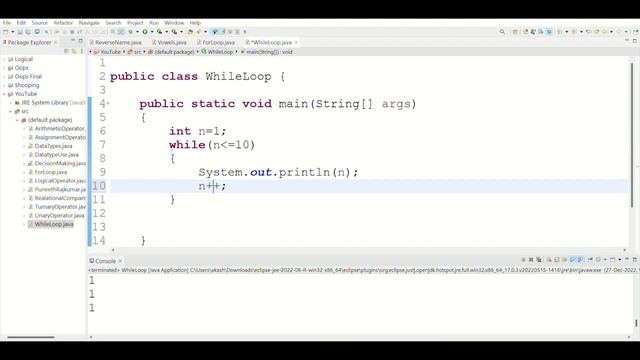 What is While Loop in Java | Kannada | How While Loop works in Java | Basic Loop in Java | Akash R смотреть онлайн