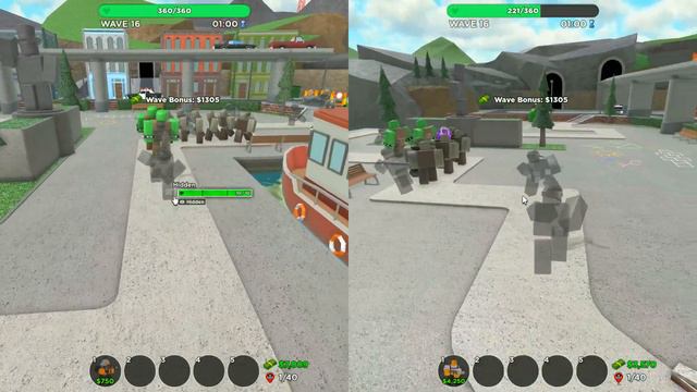 Accelerator vs Engineer Molten Mode Roblox Tower Defense Simulator смотреть онлайн