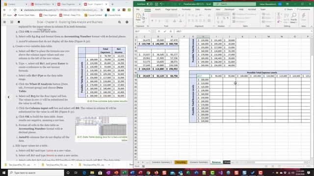 Excel Ch 8 P&P 8-2 смотреть онлайн
