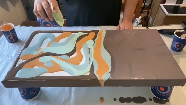 Chaos Dutch Pour (with a BROWN colour palette) WOW!! смотреть онлайн