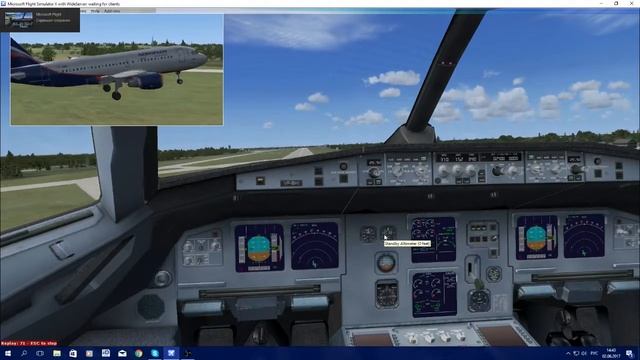 Посадка в Санкт-Петербурге