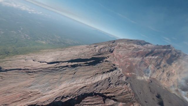 FPV Flight To The Top Of Agung Volcano In Bali