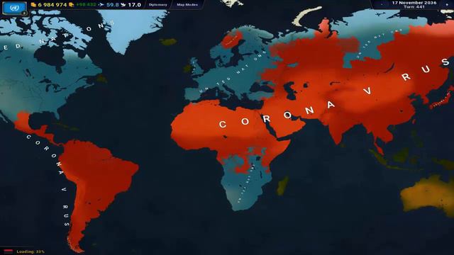 Corona VS Humanity (2020-2050) Age Of Civilizations 2 Timelapse смотреть онлайн