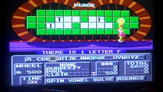 NES Wheel of Fortune ORIGINAL RUN Game #1 смотреть онлайн