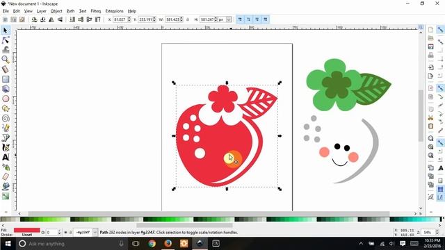 Tracing an image in Inkscape without a solid background смотреть онлайн