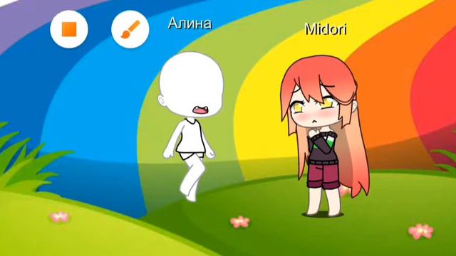 Клип радуга - дуга Gacha life гача лайф смотреть онлайн