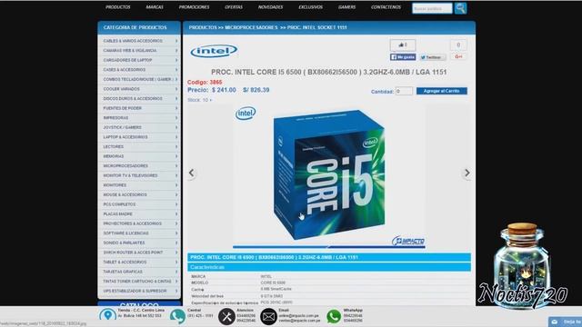 PC-i5 6500 ( S/. 2000 - $590) 2 opciones смотреть онлайн
