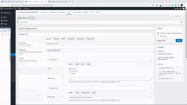 Front end user registration with email notifications, dashboard restriction and hidden admin bar смотреть онлайн