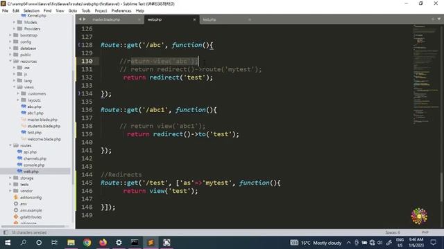 27. How to Redirect Pages in Laravel | Learn many different ways to redirect page смотреть онлайн