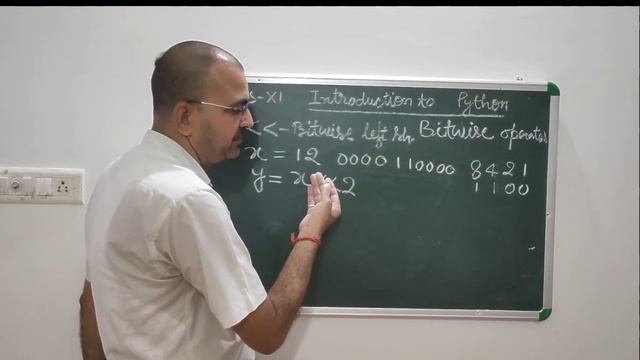 Introduction to Python Class XI Lecture 6 Bitwise Left shift Operator Program For Decimal to Binary смотреть онлайн