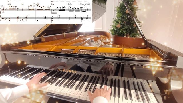 🎄Most Difficult Jingle Bells piano piece with FREE SHEET MUSIC🎄 смотреть онлайн