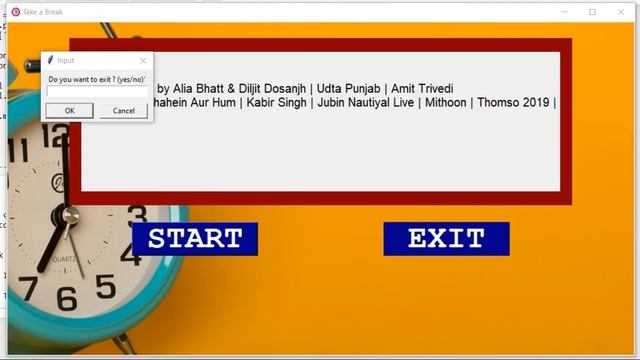 Take a Break | Python-Tkinter Application смотреть онлайн