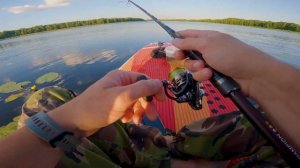 Рыбалка с SUP борда / Сапборд с Aliexpress / Сапборд с карпом